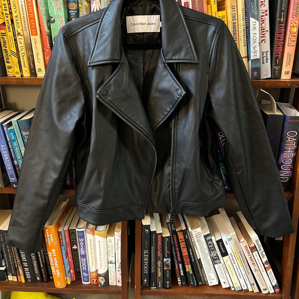 Calvin Klein Jeans Black Leather Jacket